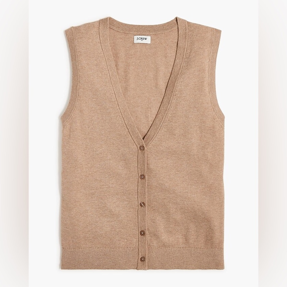NWT j crew factory Button-front sweater-vest